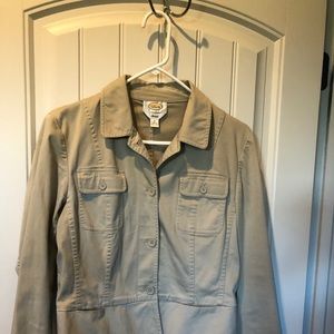 Talbots “stretch - canvas cotton” Jacket